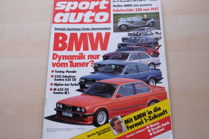 Deckblatt Sport Auto (11/1983)